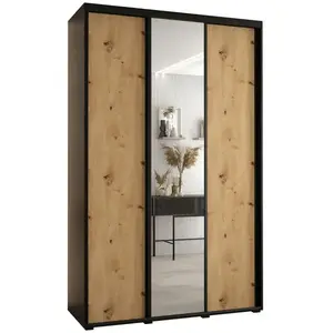 Szekrény 45 Canaris 3 150 fekete/artisan/fekete kép