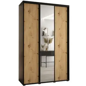 Szekrény 45 Canaris 3 160 fekete/artisan/fekete kép