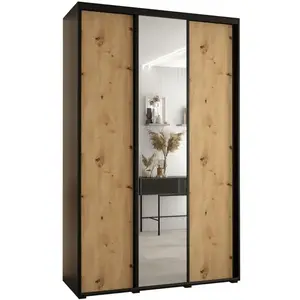 Szekrény 45 Canaris 3 170 fekete/artisan/fekete kép