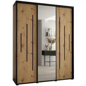 Szekrény 45 Canaris 13 200 fekete/artisan/fekete kép