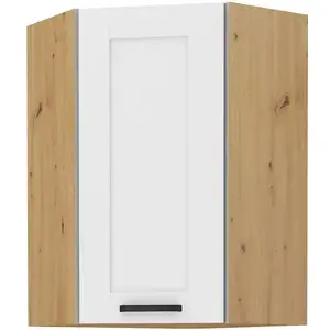 Konyhaszekrény LUNA fehér/ARTISAN 60X60 GN-90 1F (45°) kép