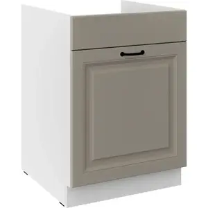 Konyhaszekrény Stilo claygrey/fehér 60ZL 1S BB kép