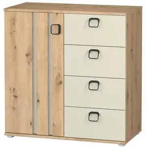 Komód Camari 80 1d4s Tölgy Artisan/Casmhere kép