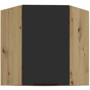 Konyhaszekrény Aria-Bl/Ar Anti Fingerprint 60x60 Gn-72 1f (45°) kép