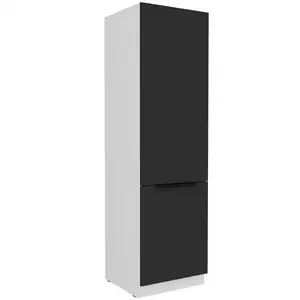 Konyhaszekrény Aria-Bl/Wh Anti Fingerprint 60lo-210 2f kép