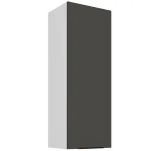 Konyhaszekrény Aria-Gr/Wh Anti Fingerprint 40g-108 1f kép