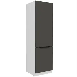 Konyhaszekrény Aria-Gr/Wh Anti Fingerprint 60lo-210 2f kép