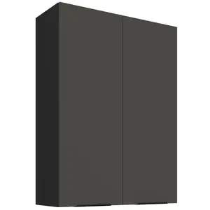 Konyhaszekrény Aria-Gr/Bl Anti Fingerprint 80g-108 2f kép