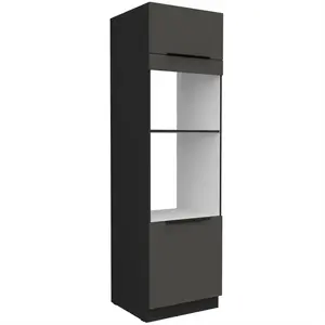 Konyhaszekrény Aria-Gr/Bl Anti Fingerprint 60dpm-210 2f kép