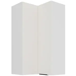 Konyhaszekrény Aria-Wh/Wh Anti Fingerprint 60x60 Gn-108 2f (90°) kép