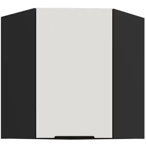Konyhaszekrény Aria-Wh/Bl Anti Fingerprint 60x60 Gn-72 1f (45°) kép