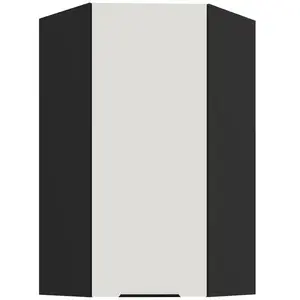 Konyhaszekrény Aria-Wh/Bl Anti Fingerprint 60x60 Gn-108 1f (45°) kép