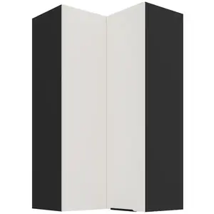 Konyhaszekrény Aria-Wh/Bl Anti Fingerprint 60x60 Gn-108 2f (90°) kép