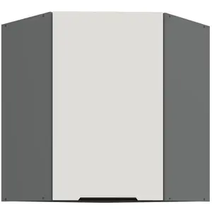 Konyhaszekrény Aria-Wh/Ant Anti Fingerprint 60x60 Gn-72 1f (45°) kép