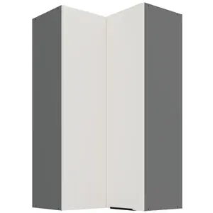 Konyhaszekrény Aria-Wh/Ant Anti Fingerprint 60x60 Gn-108 2f (90°) kép