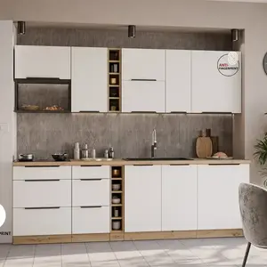 Konyhabútor Aria WH/AR 255 cm konyhai munkalap nélkül kép