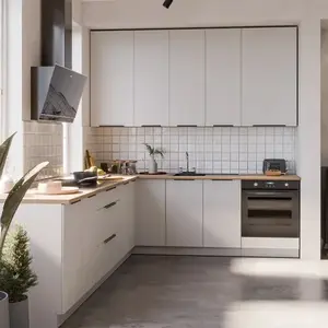 Konyhabútor Aria WH/WH 260x230 cm konyhai munkalap nélkül kép