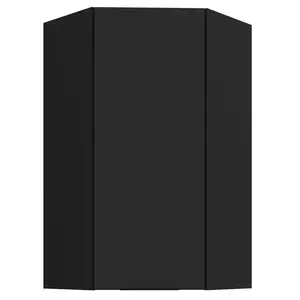 Konyhaszekrény Siena matt fekete 60x60 GN-108 1F (45°) kép