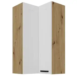 Konyhaszekrény Luna fehér matt/artisan 60x60 GN-108 2F (90°) kép