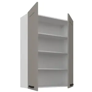 Konyhaszekrény Luna claygrey/fehér 80G-108 2F kép