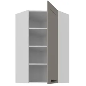 Konyhaszekrény Luna claygrey/fehér 60x60 GN-108 1F (45°) kép