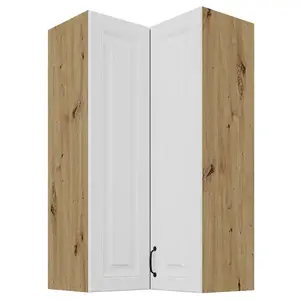 Konyhaszekrény Stilo fehér/artisan 60x60 GN-108 2F (90°) kép