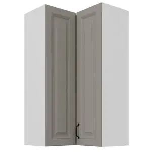 Konyhaszekrény Stilo claygrey/fehér 60x60 GN-108 2F (90°) kép