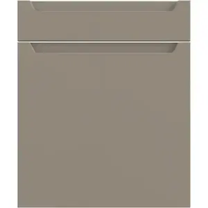 Konyhafront D60s1 L Q2 K204 Capuccino Matt Gri kép