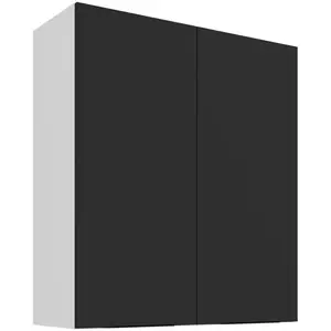 Konyhaszekrény Aria-BL/WH anti fingerprint 80G-90 2F kép