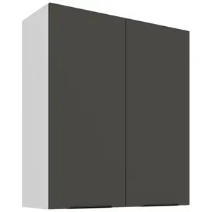 Konyhaszekrény Aria-GR/WH anti fingerprint 80G-90 2F kép