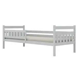 Ágy Dawid standard + korlát 80x160 fehér kép