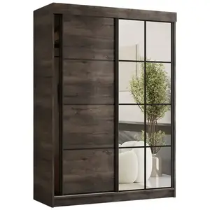 Szekrény Tanger Tükörrel 167 Sötét hamu kép
