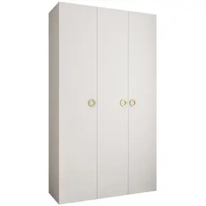 Szekrény Como 1-140 (40) fehér/arany kép