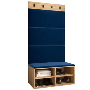 Előszobafal Miro tölgy craft panel kék kép