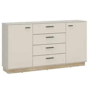 Komód Meolo MLLK01 U118/D232 2D4S cashmere/tölgy cremona kép