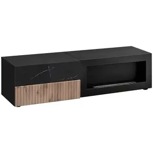 TV stolík Cannes Zmwdv Cs RTV Black/Viking/Marble Black kép