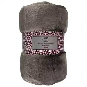Pléd Nest Super Soft barna 200x220 Merkury Home kép