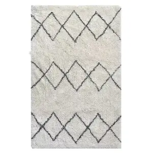 Szőnyeg Berber 00 ekrü/fekete 60x90 Merkury Home kép