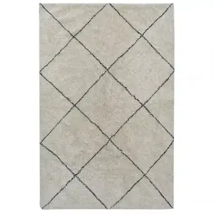Szőnyeg Berber 95 ekrü/fekete 70x140 Merkury Home kép