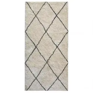 Szőnyeg Berber 96 ekrü/fekete 130x170 Merkury Home kép