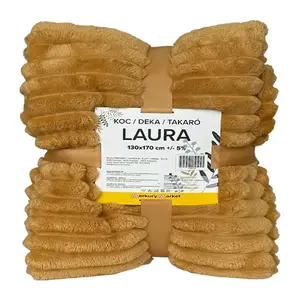 Takaró Laura 130x170 cm 9 mustár kép