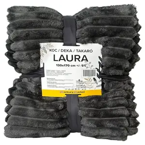 Takaró Laura 130x170 cm 11 sötétszürke kép