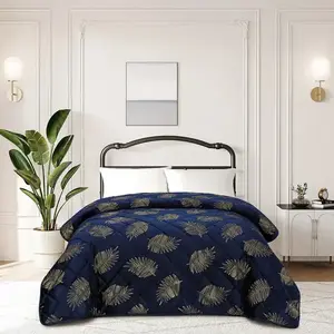Ágytakaró Poli 2504-2 sötétkék 170x220 cm kép