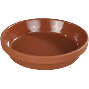 Virágcserép tál KLASIK kerámia terrakotta d14/15cm kép