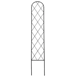 Növénytámasz 180x25 cm 1050-625A fekete fém kép