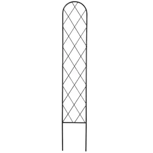 Növénytámasz 120x25 cm 1050-625C fekete fém kép