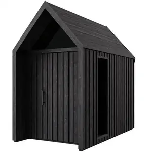 Kert ház Swedish Barn 1629 fekete V3 kép
