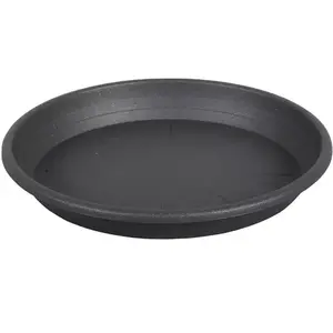 Virágcserép tál Cilindro 22 cm antracit kép