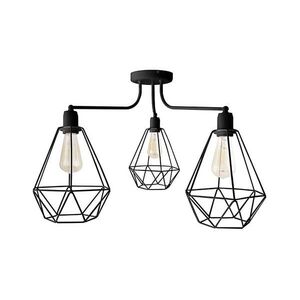 Csillár KARO 3xE27/15W/230V fekete P-1311/3 BK kép