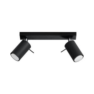 SL.0092 - Spotlámpa RING 2 2xGU10/10W/230V fekete SL.0092 kép